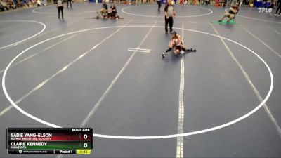 Cons. Semi - Claire Kennedy, Minnesota vs Sadie Yang-Elson, Summit Wrestling Academy