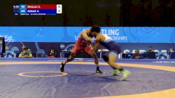 70 kg 1/8 Final - Sina Khalili, Iran vs Naveen Kumar, India