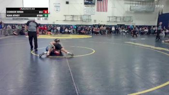 126 lbs Quarterfinal - Connor Wren, Nelson vs Kian Athey, Mountain View
