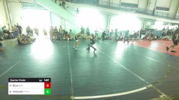 95 lbs Quarterfinal - Hayden Blue, San Clemente vs Abel Vasquez, Poway Elite