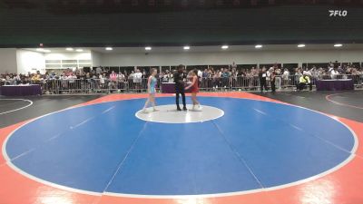 100 lbs Consi Of 16 #1 - Naiya Delos Santos, KY vs Sophie Booe, FL