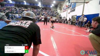 40 lbs Semifinal - Hunter Prose, Jay Wrestling Club vs John Budzinski, Grove Takedown Club