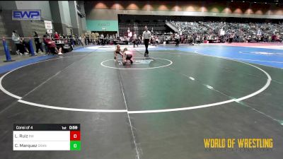 49 lbs Consi Of 4 - Landyn Ruiz, Red Wave Wrestling vs Cyborg Marquez, Grant County Elite