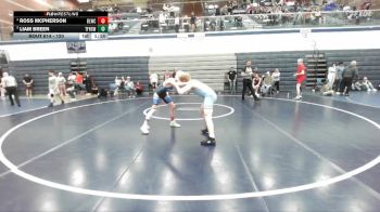 120 lbs Round 3 - Ross McPherson, Bear Lake Wrestling Club vs Liam Breen, Twin Falls High School Wrestling