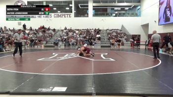 174 lbs Quarterfinals (8 Team) - Seth Iten, Palomar College (RED) vs Jacob Longcrier, Mt. SAC (White)