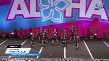 Cheer Xcel - Mini Sparkles [2025 L1 Mini - Novice - Restrictions - D2 Day 1] 2025 Aloha Concord Showdown