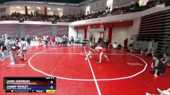 144 lbs Champ. Round 2 - Corbin Wooley, Team Tulsa Wrestling Club vs James Anderson, Mustang Bronco Wrestling Club