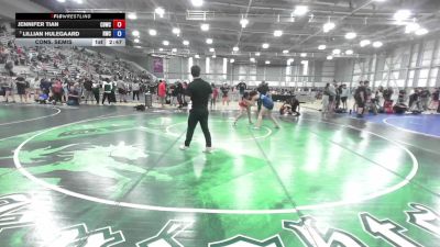 120 lbs Cons. Semis - Jennifer Tian, Cheney Blackhawk Wrestling Club vs Lillian Hulegaard, Ridgefield Wrestling Club