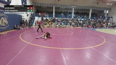 77 lbs Quarterfinal - Wyatt Marshall, Lander Middle School vs Jacob Smith, Powell Middle School