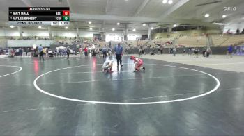 91 lbs Cons. Round 2 - Jacy Hall, Bartlett Wrestling Club vs Jaylee Ernest, Higher Calling Wrestling