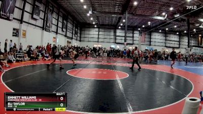 95 lbs Semis (4 Team) - Emmett Williams, DARKHORSE WRESTLING CLUB vs Eli Taylor, RAW