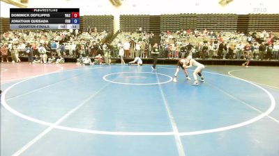 82-J lbs Quarterfinal - Dominick DeFilippis, Yale Street vs Jonathan Quesada, Fisheye