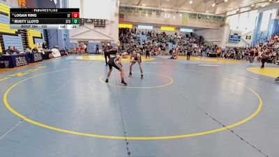 132 lbs 7th Place Match - Rusty Lloyd, St Georges Tech HS vs Logan King, Sussex Tech H S