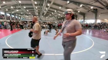 83 lbs Cons. Round 5 - Diego Luevanos, Team Xtreme Wrestling vs Knox Holdsworth, Apex Grappling Academy