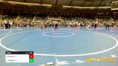 108 lbs Round Of 64 - Izayah Chavez, Best Trained vs Lane Padgett, Team Tulsa Wrestling Club