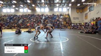 170 lbs Round Of 32 - Wilfredo Martinez, St. Cloud High School vs Tony Alberdi, Tiger Wrestling Club