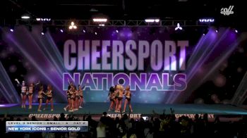 New York Icons - Senior Gold [2026 L3 Senior - Small - A Day 2] 2026 CHEERSPORT National All Star Cheerleading Championship