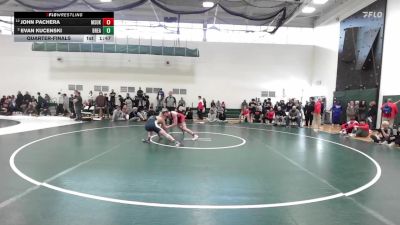 157 lbs Quarterfinal - John Pachera, Masuk vs Evan Kucenski, Bristol Eastern