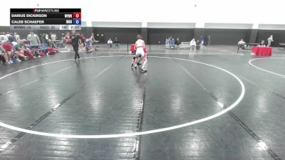 132 lbs Darius Dickinson, Team Wyoming White vs Caleb Schaefer, Team Indiana Gold