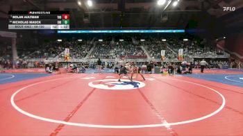 4A-150 lbs Champ. Round 1 - Nolan Aultman, Thunder Basin vs Nicholas Mauck, Sheridan