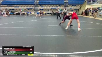 144 lbs Champ. Round 2 - Max Ladenson, Boys` Latin School vs Ryder Kolat, Archbishop Spalding