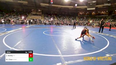 80 lbs Round Of 16 - Jaxsen Boca Bailey, Team Tugman vs Mitchell Chen, American Dream Wrestling Club