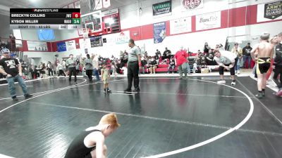43 lbs Rr Rnd 1 - Tyler Korb, Vinita Kids Wrestling vs Chandler Lewis, Salina Wrestling Club