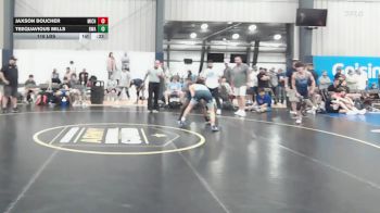 116 lbs Rr Rnd 9 - Jaxson Boucher, Michigan Premier Red - BHS vs Teequavious Mills, Roundtree Wrestling Academy - BHS