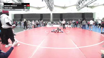 101 lbs Consi Of 4 - Michael Miraglia, Revolution Wrestling Club vs Teddy Sims, Pride MS