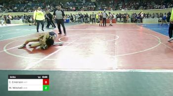 94 lbs Consi Of 32 #2 - Cameron Emerson, Altus JH vs Mason Mitchell, Union