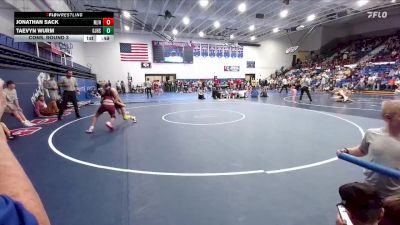 127 lbs Cons. Round 3 - Taevyn Wurm, Gering Middle School vs Jonathan Sack, McCormick Jr. High