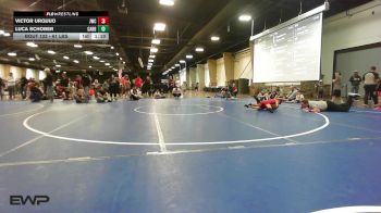 61 lbs Rr Rnd 3 - Victor Urquijo, Juggernaut Wrestling Club vs Luca Schober, Cardinal Wrestling Club