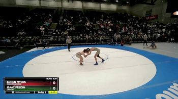 116 lbs Cons. Round 2 - Soren Myers, Mountain Ridge vs Isaac Fredin, Layton