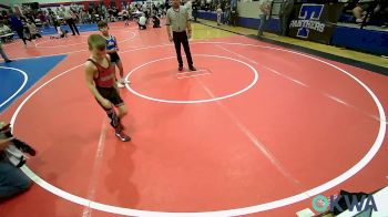 66 lbs Round Of 16 - Henry Hibdon, Barnsdall Youth Wrestling vs Jaxx Nichols, R.A.W.