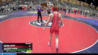 108 lbs Semis (4 Team) - Jeffrey Reber, Oregon City vs Montana Parker, Sherwood