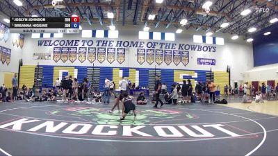 106 lbs Round 2 - Breanna Higgins, Camden County Outsiders vs Joslyn Johnson, Flagler Wrestling Club