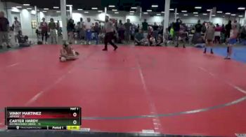 56 lbs Round 6 (10 Team) - Vinny Martinez, Armory vs Carter Hardy, Distinguished Green