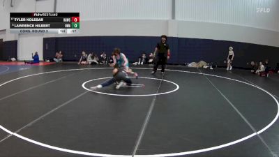 126 lbs Cons. Round 3 - Lawrence Hilbert, ONE Wrestling Academy vs Tyler Kolesar, Katy Area Wrestling Club