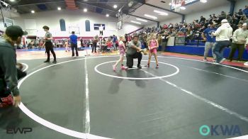 52 lbs Quarterfinal - Stella Spencer, Collinsville Cardinal Youth Wrestling vs Akkadien Coe, Hilldale Youth Wrestling Club