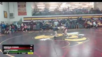 120 lbs Quarterfinal - Jayson Schweim, Puyallup vs Brendan McBride, White River