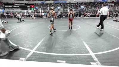 110 lbs Round Of 16 - Maximus Carter, Oklahoma Phantom vs Kingston Ferguson, Fulton Hornets Wrestling
