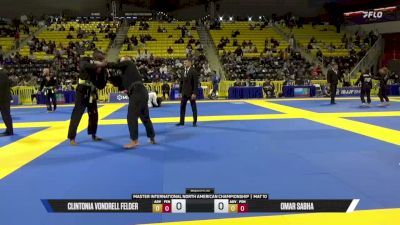 Omar Sabha vs Clintonia Vondrell Felder 2026 Master International IBJJF Jiu-Jitsu North American Championship