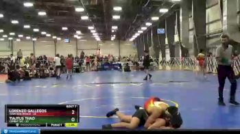130 lbs Round 3 (6 Team) - Tiajtus Thao, Combat WC vs Lorenzo Gallegos, Team New Mexico