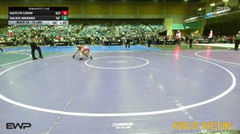 78 lbs 5th Place - Kaitlyn Crow, Deep Water vs Salice Briseno, Top Rank