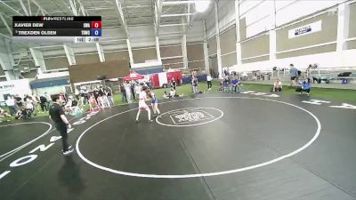 120 lbs Cons. Semi - Xavier Dew, Sanderson Wrestling Academy vs Trexden Olsen, Total Domination Wrestling Club