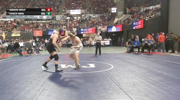 AA - 285 lbs Cons. Round 2 - Chuck Gehl, Missoula Big Sky / Loyola Sacred Heart vs Gibson Wolf, Helena Capital