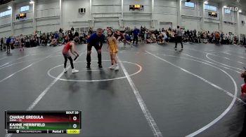 52 lbs Round 5 (8 Team) - Charae Gregula, SHWA vs Kahne Merrifield, 84 Athletes