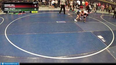 86 lbs Quarterfinal - Keiser Hill, Devils Wrestling vs Mike Valeti, Champions Wrestling Club