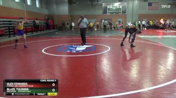 133 lbs Cons. Round 3 - Blaze Thurber, Wisconsin - Stevens Point vs Alex Edwards, Florida A&M University Club
