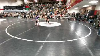125 lbs 3rd Place Match - Gillian Holman, Glenrock vs Caydence Watters, Natrona County